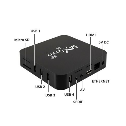 MXQ 4K Full HD RK3229 Quad Core KODI Android 9.0 TV Box com controle remoto - Image 3