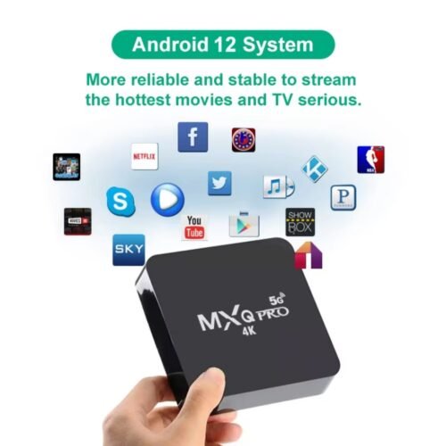 MXQ 4K Full HD RK3229 Quad Core KODI Android 9.0 TV Box com controle remoto - Image 5