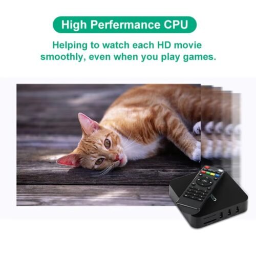 MXQ 4K Full HD RK3229 Quad Core KODI Android 9.0 TV Box com controle remoto - Image 7