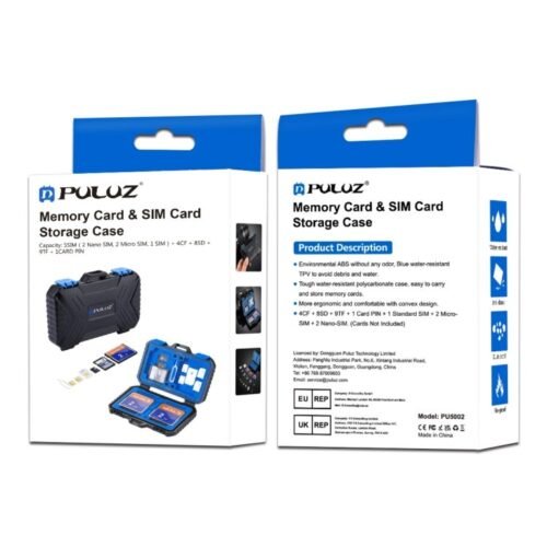 Estojo para cartão de memória PULUZ 27 em 1 para 4CF + 8SD + 9TF + 1 PIN de cartão + 1 SIM padrão + 2 Micro-SIM + 2 Nano-SIM - Image 6