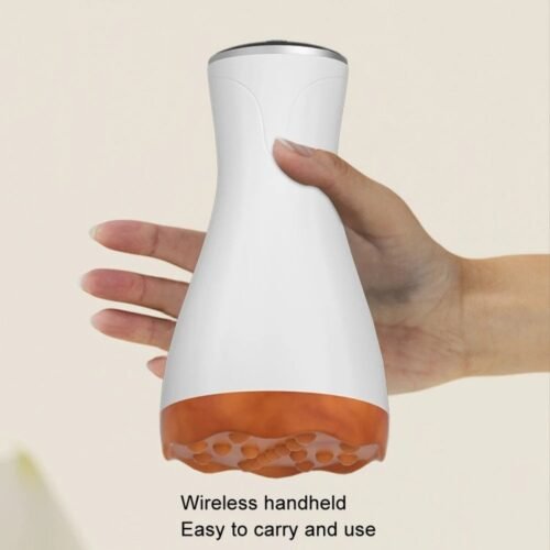 Pedra de acupuntura elétrica compressa quente massageador vibratório de corpo inteiro universal aparelho gua sha ajustável de 9 velocidades - Image 7
