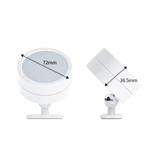 Lâmpada LED giratória de 360 ​​graus, holofote magnético para gabinete, luz noturna atmosférica, Black - Image 8