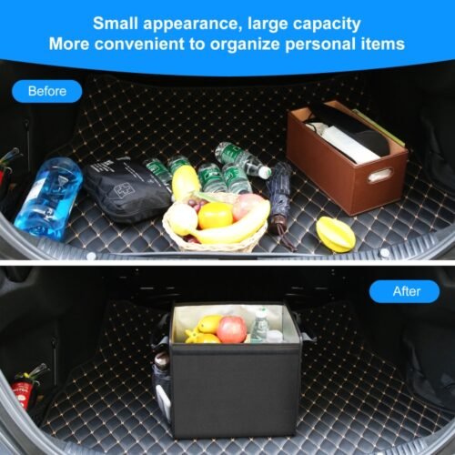 Bolsa organizadora de porta-malas de veículo FunAdd dobrável para armazenamento Fresh Box, 33x25.5x30.5cm - Image 5