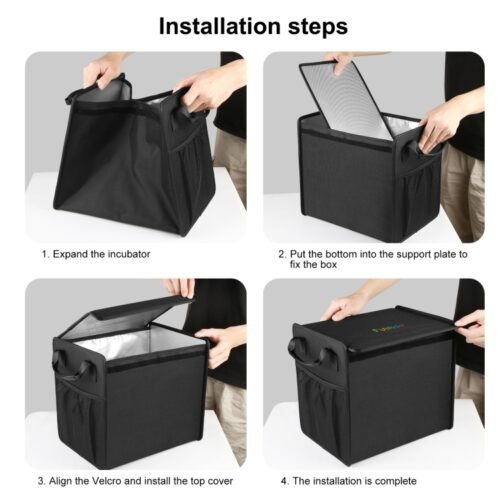 Bolsa organizadora de porta-malas de veículo FunAdd dobrável para armazenamento Fresh Box, 33x25.5x30.5cm - Image 7