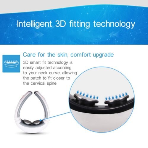 Carregamento USB 1300 mAh elétrico nas costas, pescoço, ombro, pulso elétrico, choque elétrico, massageador corporal - Image 4