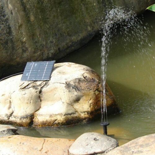 Bomba quadrada para fonte de água movida a energia solar