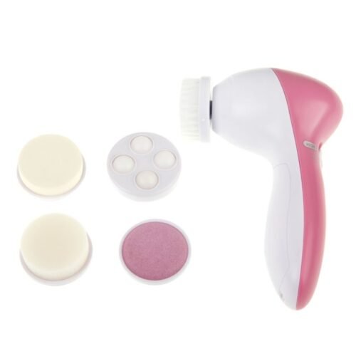 Pincel de beleza 5 em 1 massageador de limpeza facial cuidados com a pele limpador elétrico facial - Image 7