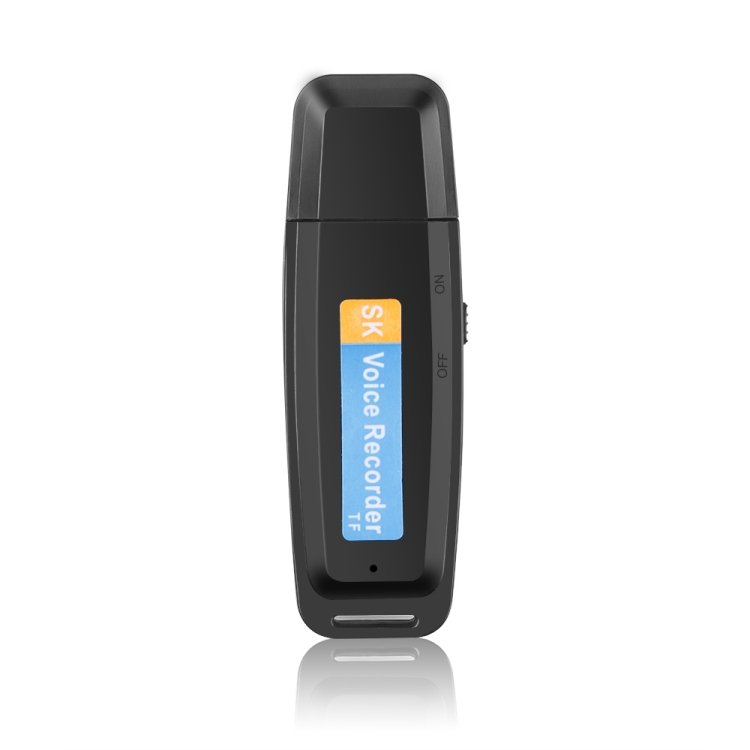SK001 U-Disk recarregável profissional portátil USB gravador de voz de áudio digital caneta suporte cartão TF até 32 GB ditafone flash drive, 32GB
