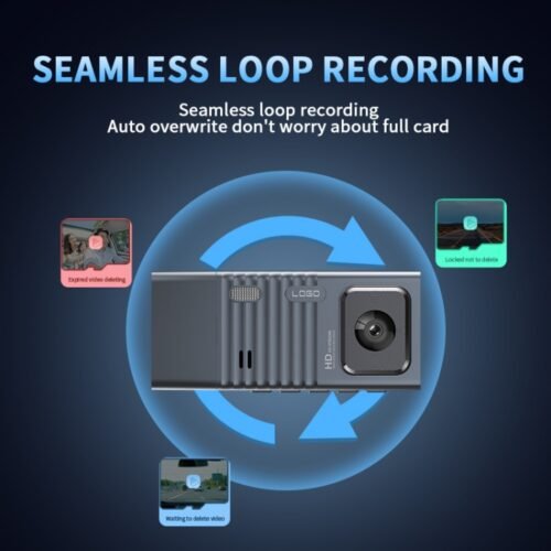 Lente de câmera de 3 polegadas com tela IPS de 3 polegadas WiFi Car Dash Cam 1080P Night Vision Dash Camera para carros - Image 9