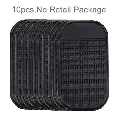 10 PCS Tapete antiderrapante para carro Almofada super pegajosa para telefone / GPS / MP4 / MP3