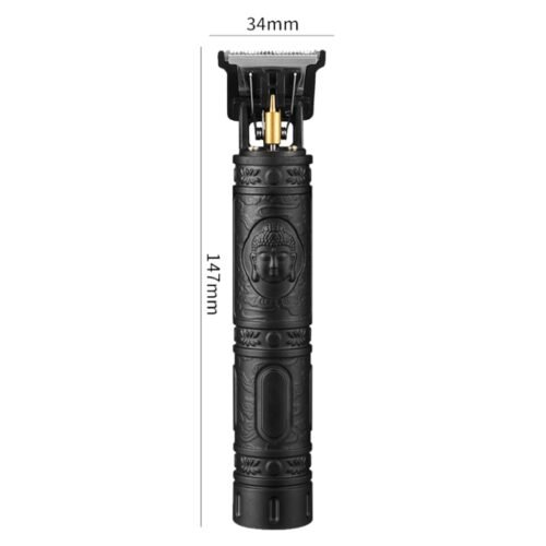 Máquina de cortar cabelo Beauty Power Fader Tesoura elétrica para barbeiro, Buddhas Head, Dragon And Phoenix - Image 2