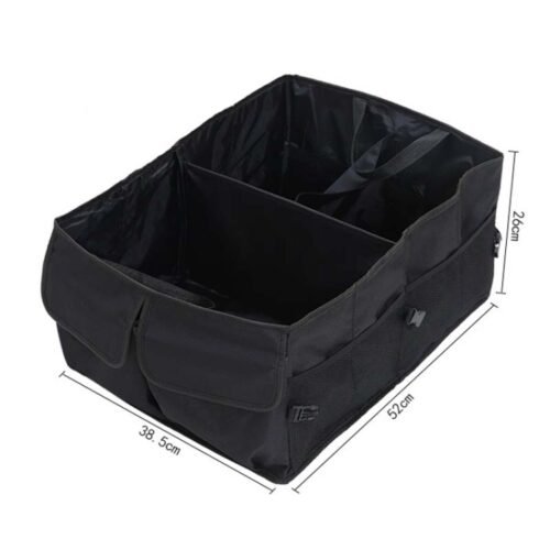 Caixa organizadora e de armazenamento portátil dobrável para porta-malas de carro - Image 3