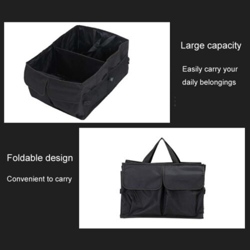 Caixa organizadora e de armazenamento portátil dobrável para porta-malas de carro - Image 5