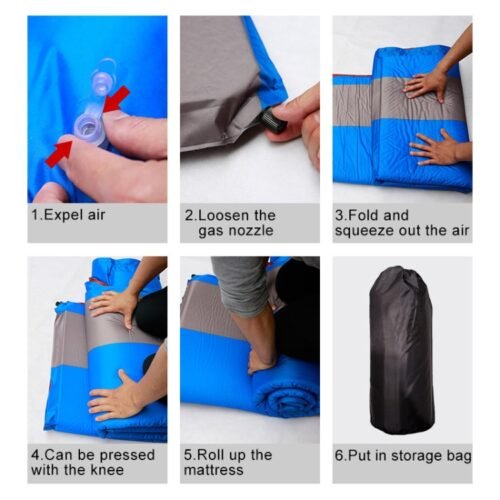 Colchão de dormir de camurça universal para carro off-road SUV mala de viagem colchão inflável cama de ar - Image 7
