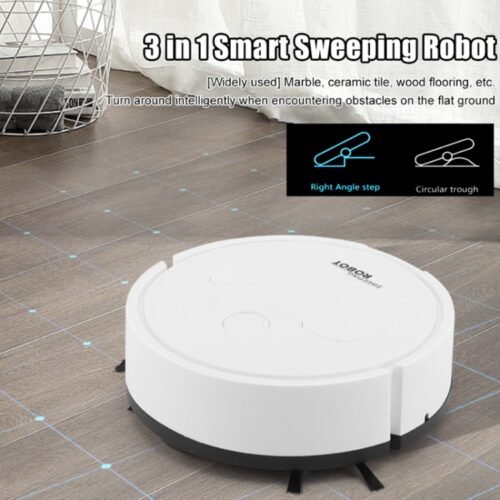 3 em 1 Mini Aspirador Robô Varredor Inteligente - Image 3