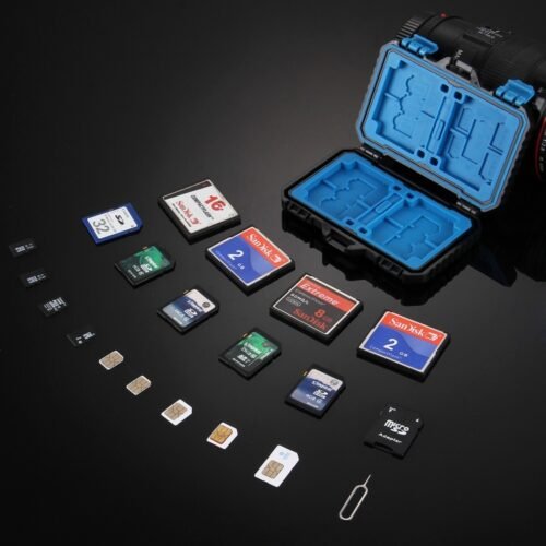Estojo para cartão de memória PULUZ 27 em 1 para 4CF + 8SD + 9TF + 1 PIN de cartão + 1 SIM padrão + 2 Micro-SIM + 2 Nano-SIM - Image 14