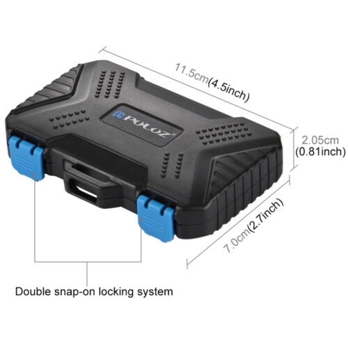 Estojo para cartão de memória PULUZ 27 em 1 para 4CF + 8SD + 9TF + 1 PIN de cartão + 1 SIM padrão + 2 Micro-SIM + 2 Nano-SIM - Image 7