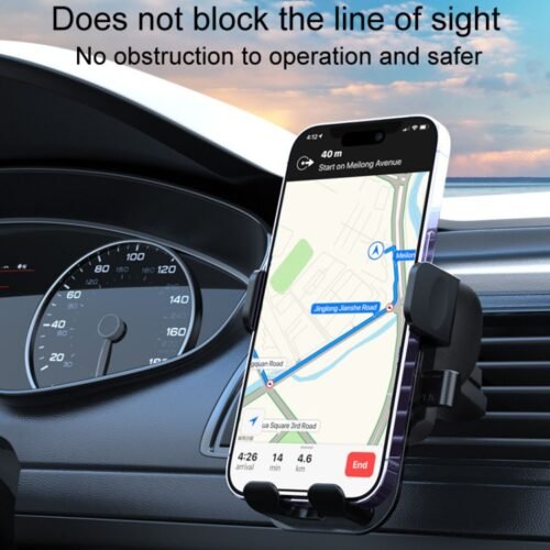 Suporte de telefone automotivo para ventilação de ar de carro clipe de suporte fixo - Image 4