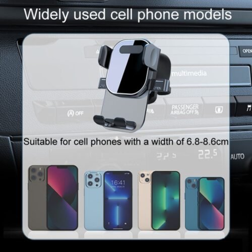 Suporte de telefone automotivo para ventilação de ar de carro clipe de suporte fixo - Image 8